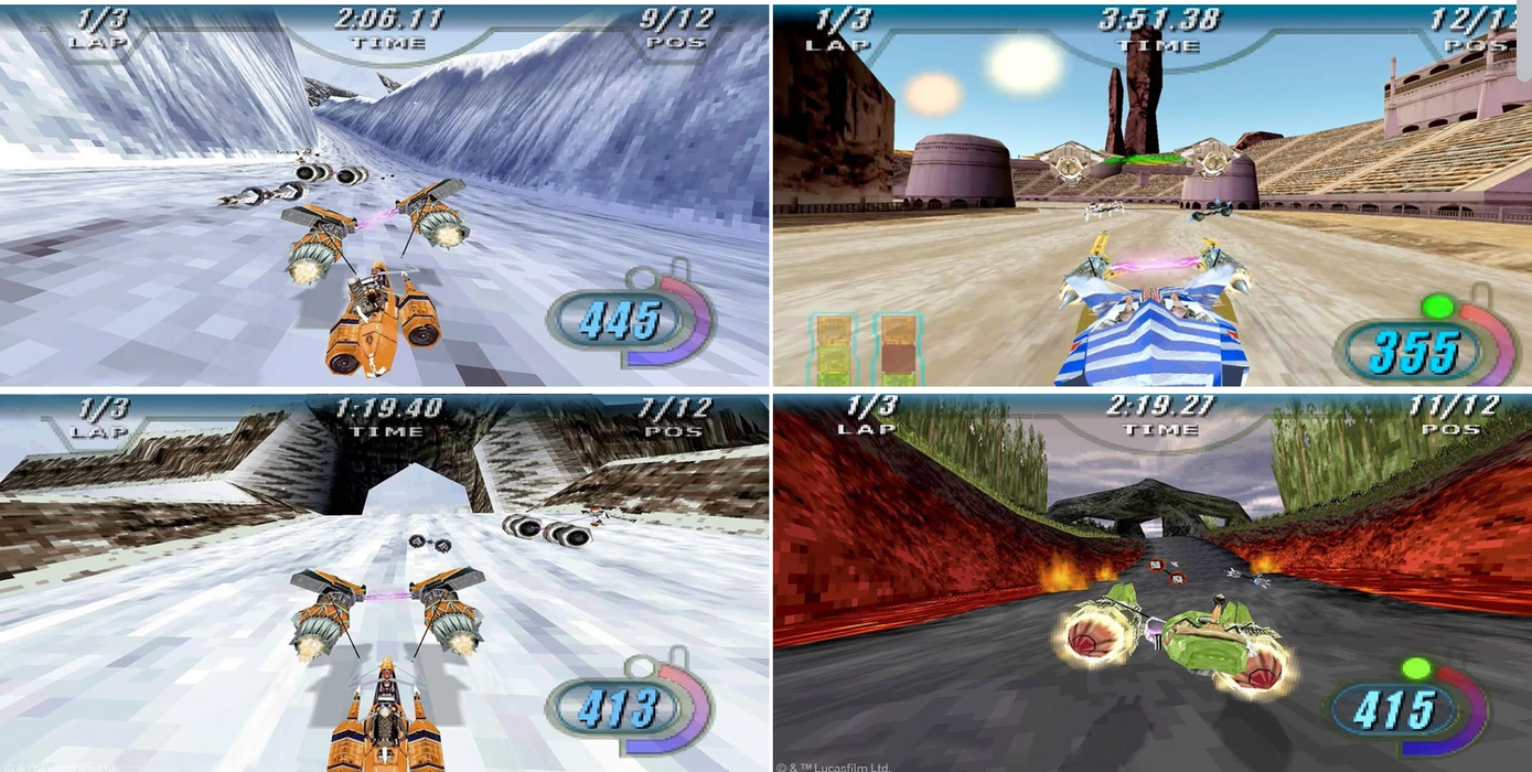 Star Wars Episode I: Racer N64 Nintendo 64 Video Game Cartridge 1999 - for just $25.99! 