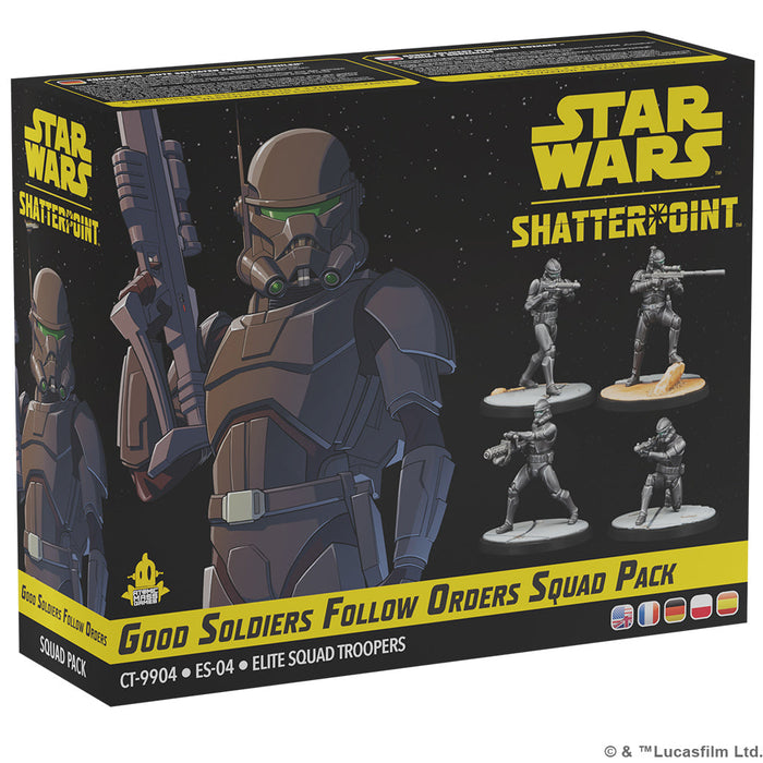 Star Wars Shatterpoint: Good Soldiers Follow Orders Squad Pack - for just $49.99! 