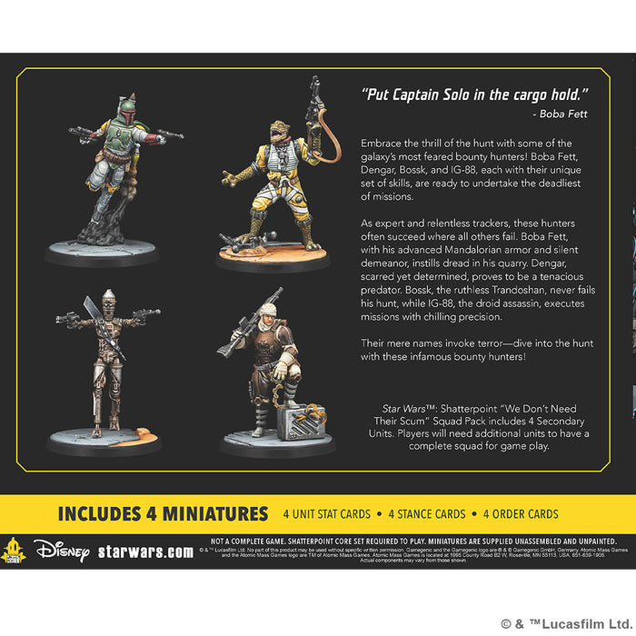 Star Wars Shatterpoint: We Don’t Need Their Scum Unit Pack - for just $49.99! 
