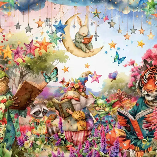 Starry Book Club 500 Piece Soft Touch Jigsaw Puzzle Crown Point - for just $19.99! 