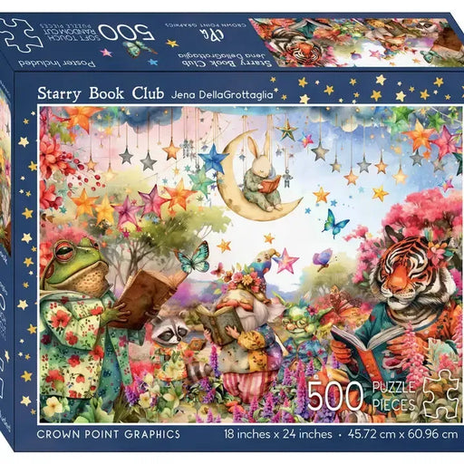 Starry Book Club 500 Piece Soft Touch Jigsaw Puzzle Crown Point - for just $19.99! 