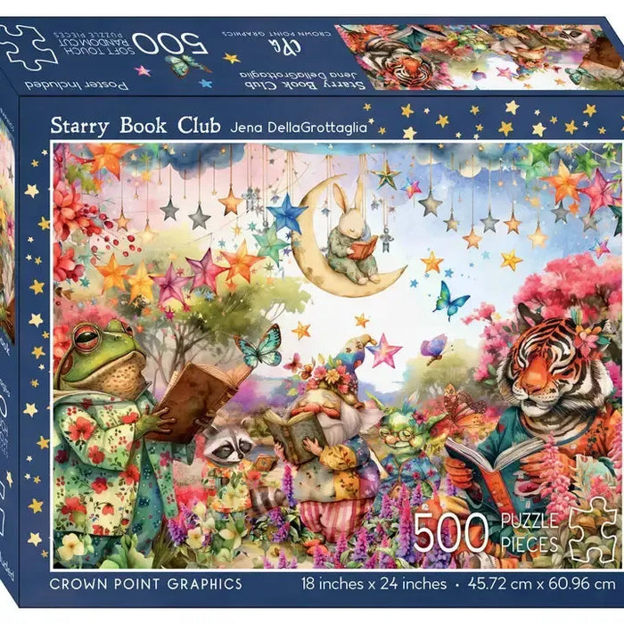 Starry Book Club 500 Piece Soft Touch Jigsaw Puzzle Crown Point - for just $19.99! 