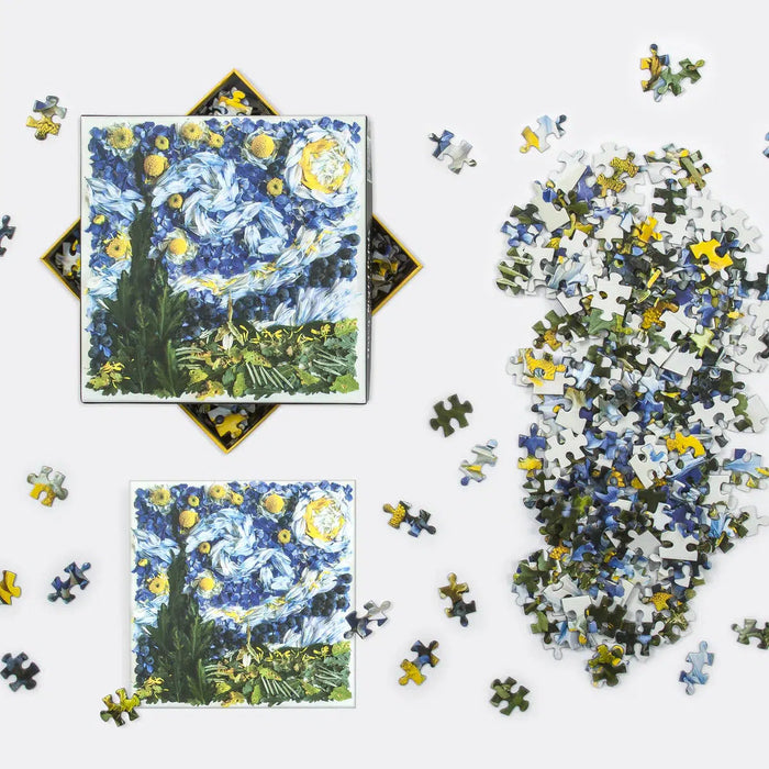 Starry Night Petals 500 Piece Jigsaw Puzzle Galison - for just $17.99! 