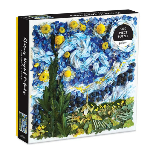 Starry Night Petals 500 Piece Jigsaw Puzzle Galison - for just $17.99! 
