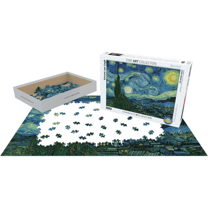 Starry Night by Van Gogh 1000 Piece Jigsaw Puzzle Eurographics - for just $21.99! 