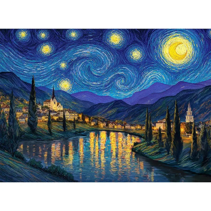 Starry Valley 1000 Piece Jigsaw Puzzle Final Piece - for just $19.99! 
