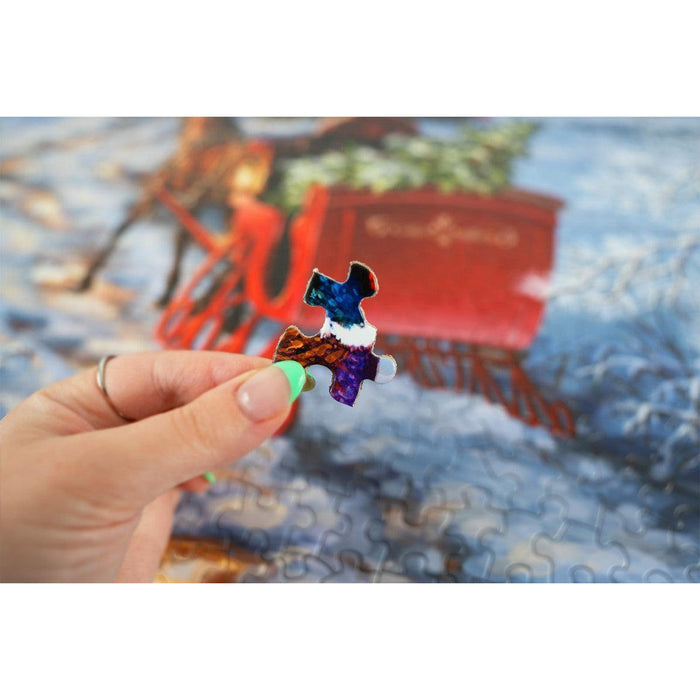 Starry Winter Night 1000 Piece Jigsaw Puzzle Springbok - for just $19.99! 