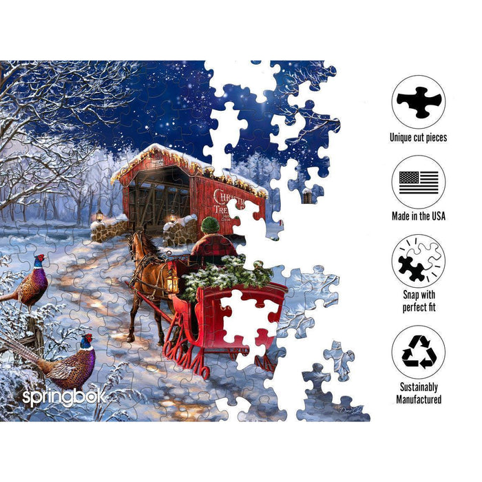 Starry Winter Night 1000 Piece Jigsaw Puzzle Springbok - for just $19.99! 