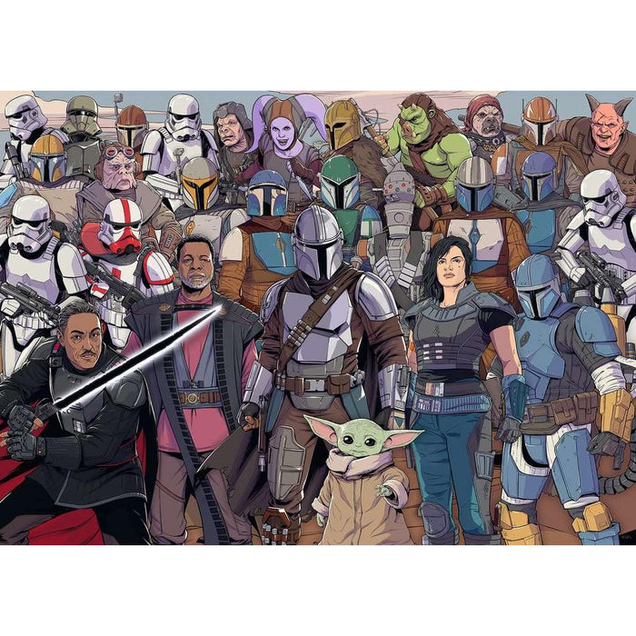 Stars Wars Mandalorian Challenge 1000 Piece Jigsaw Puzzle Ravensburger - for just $29.99! 