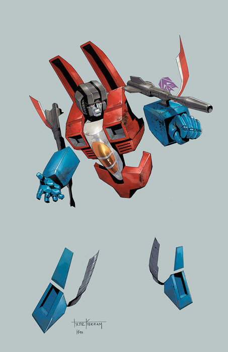 [Signed by Tyler Kirkham] Transformers #18 Unknown Comic Tyler Kirkham Negative Space Virgin Var [IN STOCK] - for just $40! 