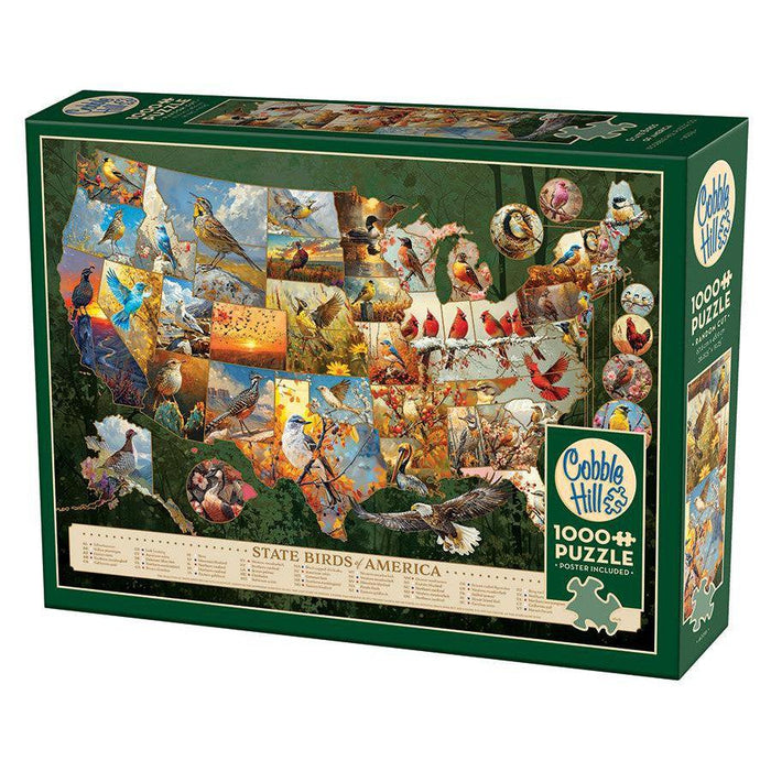State Birds of America 1000 Piece Jigsaw Puzzle Cobble Hill - for just $19.99! 