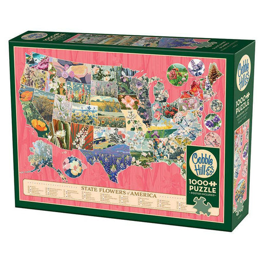 State Flowers of America 1000 Piece Jigsaw Puzzle Cobble Hill - for just $19.99! 