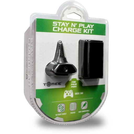 Stay N Play Controller Charge Kit - Xbox 360 (BLACK) - Premium Video Game Accessories - Just $19.99! Shop now at Retro Gaming of Denver