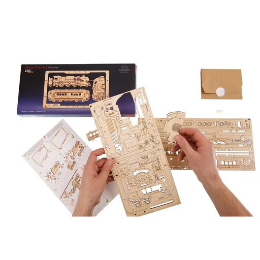 Steam Express Train 2.5D Wood Model Kit UGEARS - for just $26.99! 