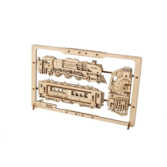 Steam Express Train 2.5D Wood Model Kit UGEARS - for just $26.99! 