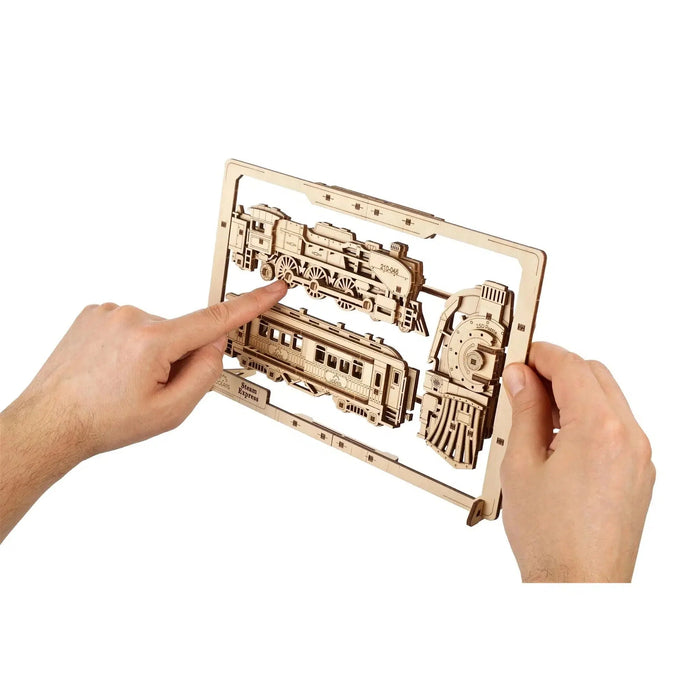 Steam Express Train 2.5D Wood Model Kit UGEARS - for just $26.99! 