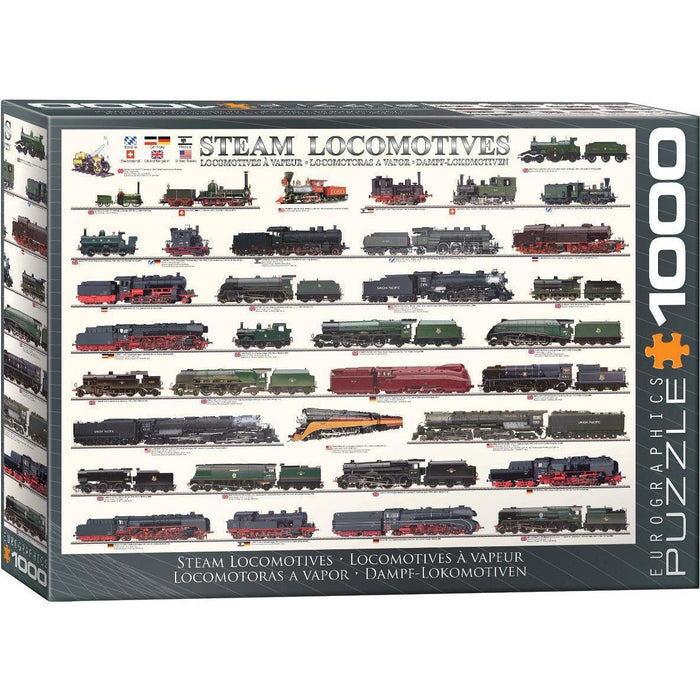 Steam Locomotives 1000 Piece Jigsaw Puzzle Eurographics - for just $21.99! 