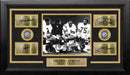 The Steel Curtain on the Bench Pittsburgh Steelers 8" x 10" Framed Football Photo with Engraved Signatures - for just $89.99! 