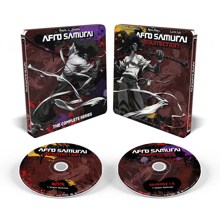 Afro Samurai: The Complete Series + Movie - Limited Edition Steelbook (Blu-ray) - for just $72.99! 
