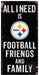 Pittsburgh Steelers Football, Friends, & Family Wood Sign - for just $12.99! 