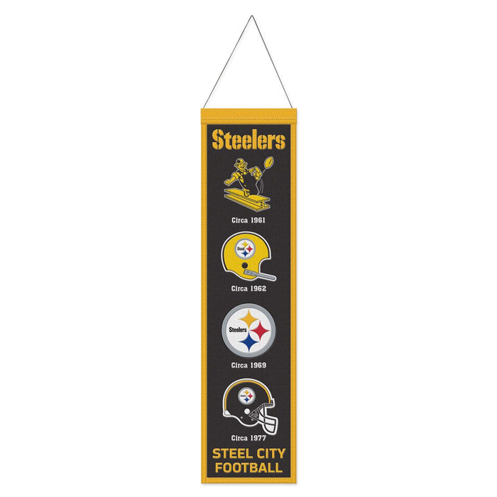 Pittsburgh Steelers 8" x 32" Wool Banner - for just $44.99! 