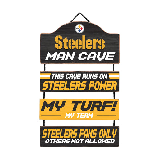 Pittsburgh Steelers Wooden Man Cave Sign - for just $29.99! 