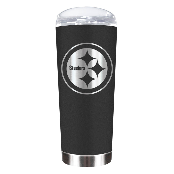 Pittsburgh Steelers 18 oz. Black Roadie Travel Tumbler - for just $29.99! 