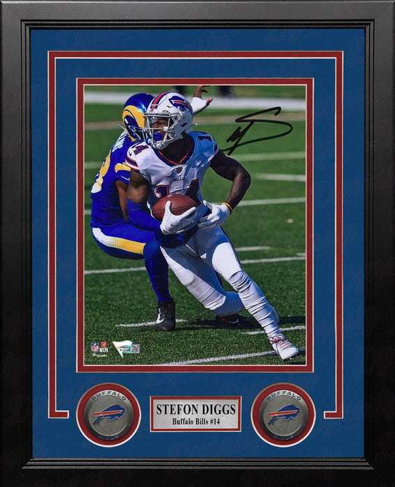 Stefon Diggs in Action Buffalo Bills Autographed 8" x 10" Framed Football Photo - for just $139.99! 