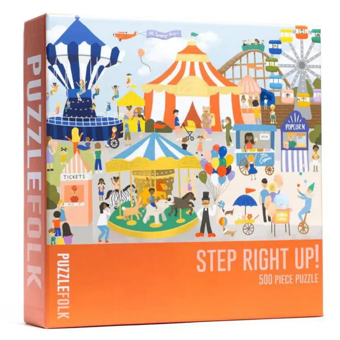 Step Right Up! 500 Piece Jigsaw Puzzle PuzzleFolk - for just $24.99! 