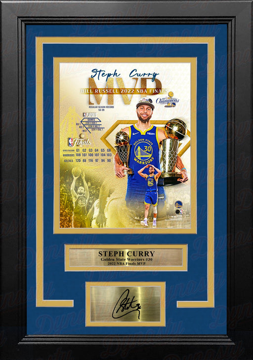 Steph Curry Golden State Warriors 2022 Finals MVP 8x10 Framed Collage Photo with Engraved Autograph - for just $79.99! 