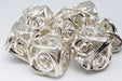 Hollow Hearts: Sterling Silver - Premium RPG Metal Dice Set - for just $274.99! 