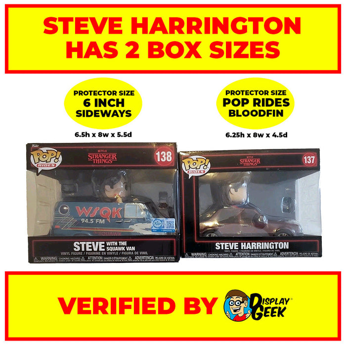 Pop Protector for Funko Pop Rides Steve with The Squawk Van #138 - for just $13.99! 
