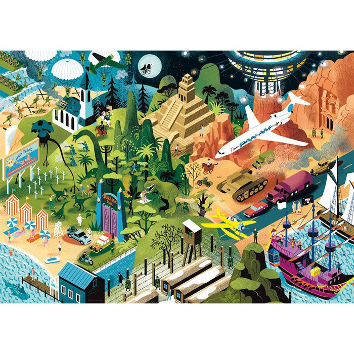 Steven Spielberg Films Movie Masters 1000 Piece Jigsaw Puzzle Heye - for just $29.99! 