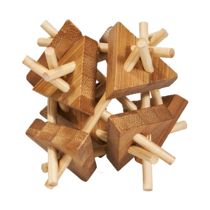 Sticks with Triangles 3D Bamboo Puzzle Fridolin - for just $5.99! 