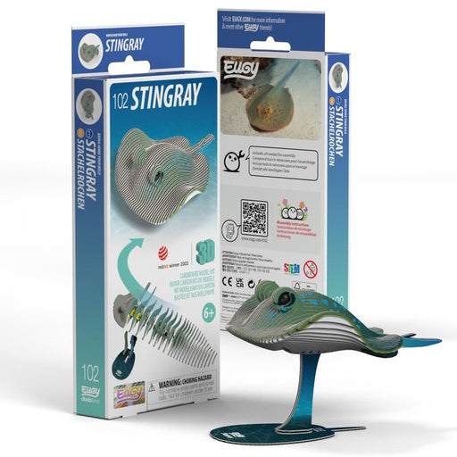 Stingray 3D Cardboard Model Kit Eugy - for just $11.99! 