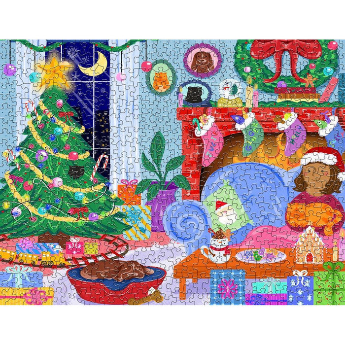 Stockings & Snuggles 500 Piece Jigsaw Puzzle Springbok - for just $17.99! 