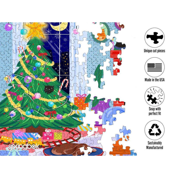 Stockings & Snuggles 500 Piece Jigsaw Puzzle Springbok - for just $17.99! 