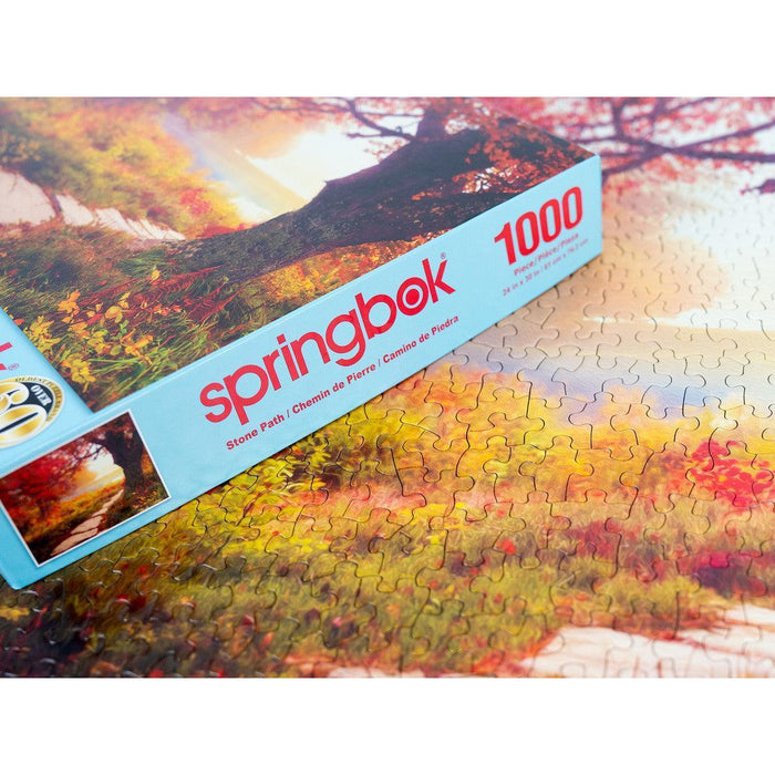 Stone Path 1000 Piece Jigsaw Puzzle Springbok - for just $19.99! 