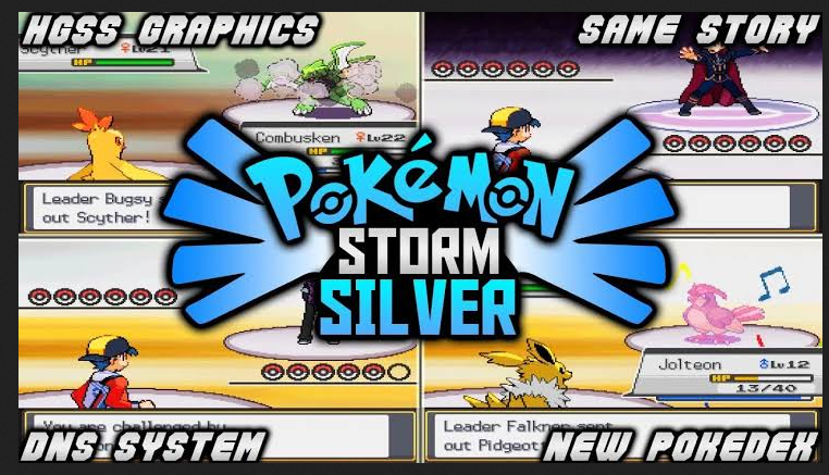 Pokemon Storm Silver NDS Nintendo DS Custom ROM Hack Video Game - for just $26.99! 