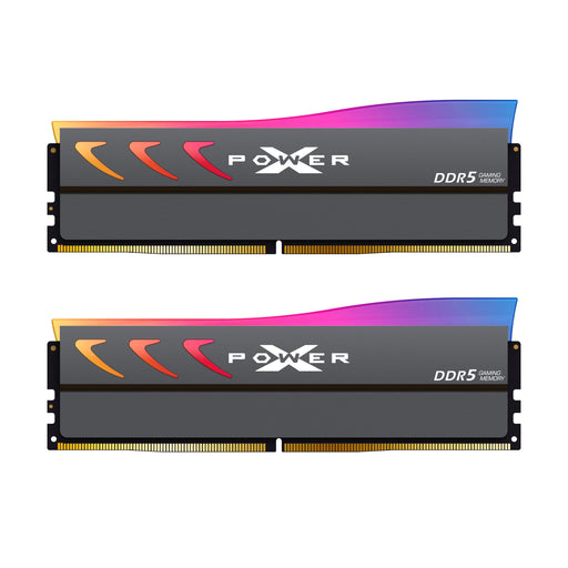 Silicon Power Storm RGB DDR5 6000MT/s (PC5-48000) CL28 32GB(2x16GB) Dual Pack 1.4V Desktop Unbuffered DIMM  [Gray] - for just $486.97! 