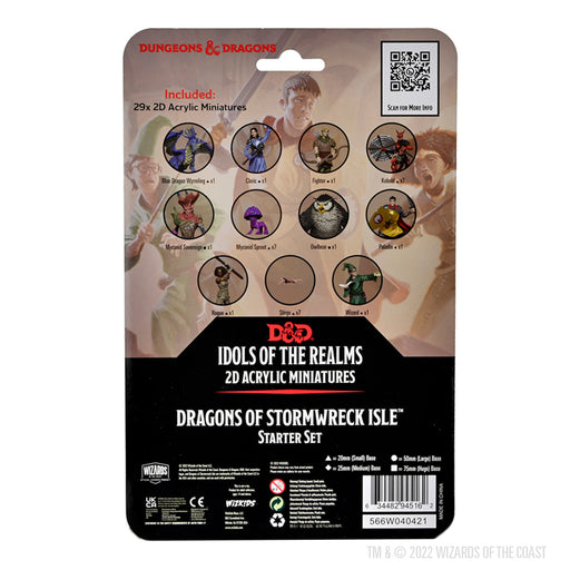 D&D: Idols of the Realms - Dragons of Stormwreck Isle - 2D Acrylic Miniatures - for just $14.99! 