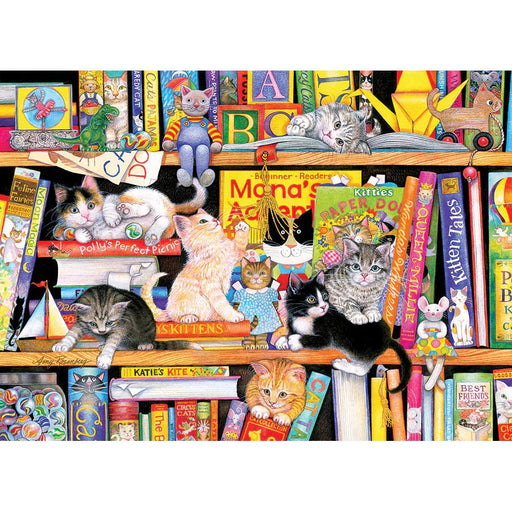Storytime Kittens 350 Piece Family Jigsaw Puzzle Cobble Hill - for just $17.99! 