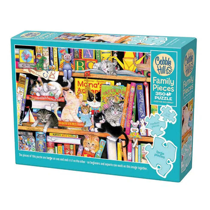 Storytime Kittens 350 Piece Family Jigsaw Puzzle Cobble Hill - for just $17.99! 