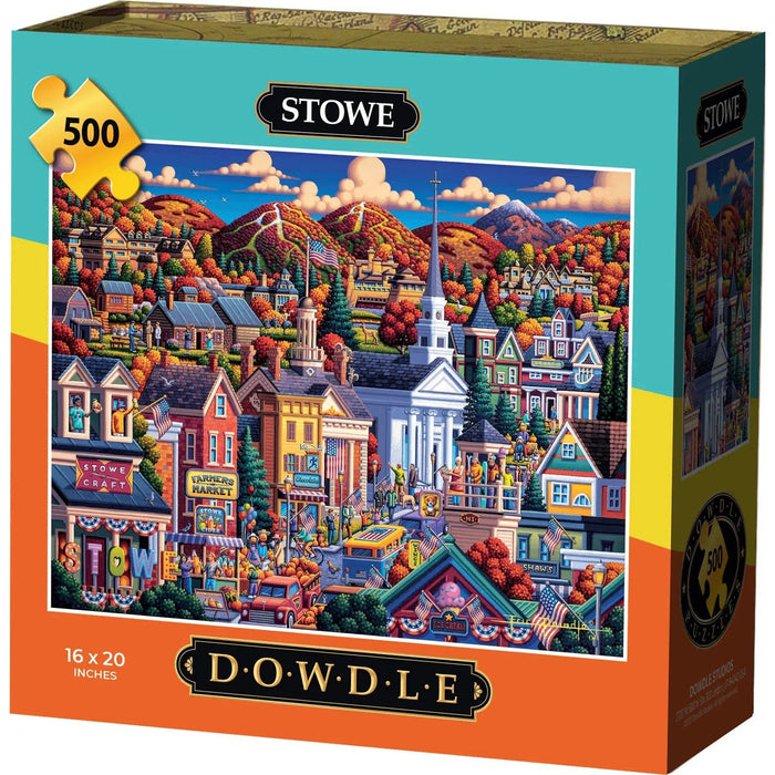 Stowe Vermont 500 Piece Jigsaw Puzzle Dowdle - for just $19.99! 