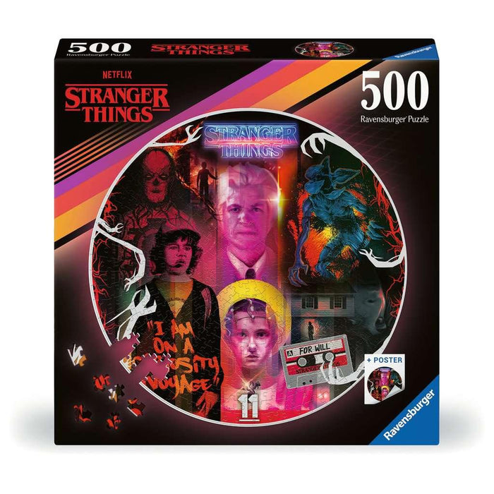 Stranger Things 500 Piece Round Jigsaw Puzzle Ravensburger - for just $19.99! 