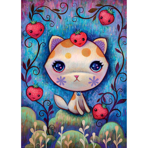 Strawberry Kitty Dreaming 1000 Piece Jigsaw Puzzle Heye - for just $29.99! 