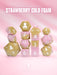 Strawberry Cold Foam Matte 14pc Dice Set inked in White - for just $24.99! 