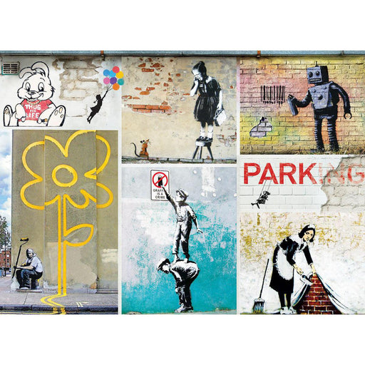 Street Art by Banksy 1000 Piece Jigsaw Puzzle Eurographics - for just $19.99! 
