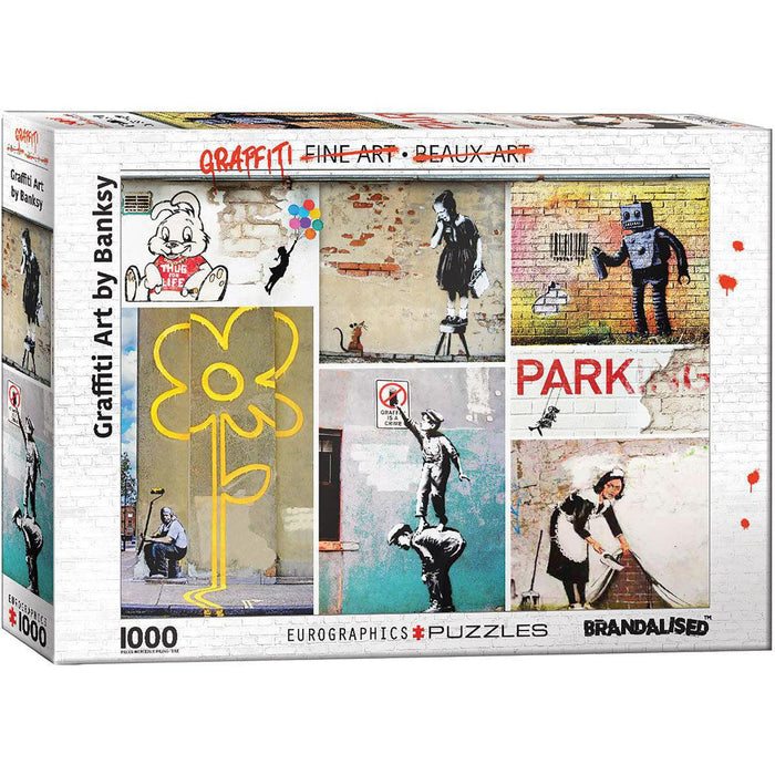 Street Art by Banksy 1000 Piece Jigsaw Puzzle Eurographics - for just $19.99! 