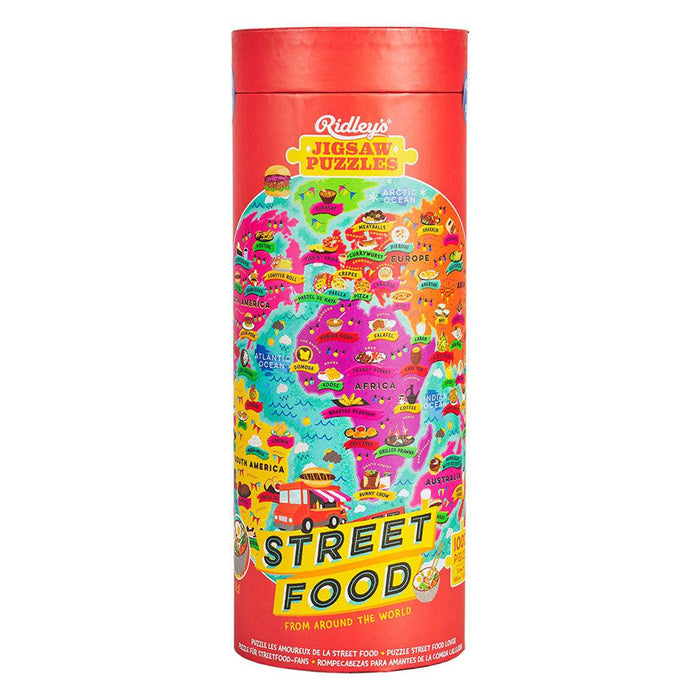 Street Food Lover's 1000 Piece Round Jigsaw Puzzle Ridley - for just $19.99! 